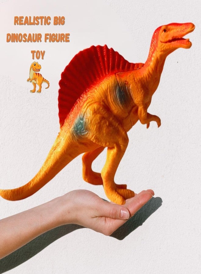 Mallexo Realistic Big Size Dinosaur Figure Toy Set for Kids 3+ | Set of 6PCs T-rex Prehistoric Dinosaurs Animal Playset Toys for Boys and Girls Birthday Gifts Dino Animals Action Figurine Decor Items - Image 2